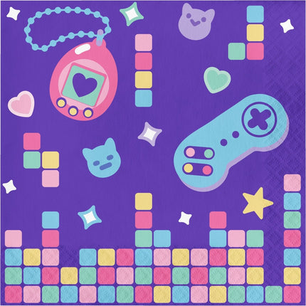 Gaming Party Servetten 33cm 16st van Creative Converting koop je bij Partywinkel
