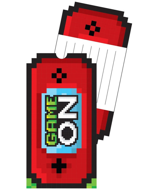 Gaming Party Uitnodigingen 8st van Creative Converting koop je bij Partywinkel