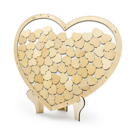Gastenboek Hartjes 44cm van Partydeco koop je bij Partywinkel