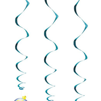 Geboorte Hangdecoratie Jongen Baby Boy 60cm 3st van Boland koop je bij Partywinkel