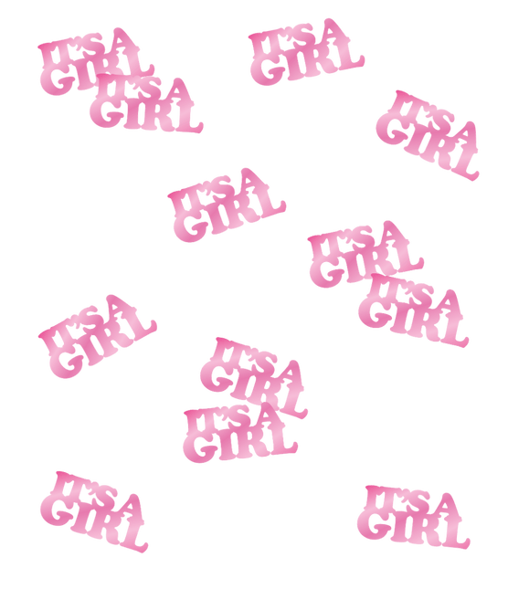 Geboorte Tafelconfetti Roze 14gr van Paper Dreams koop je bij Partywinkel