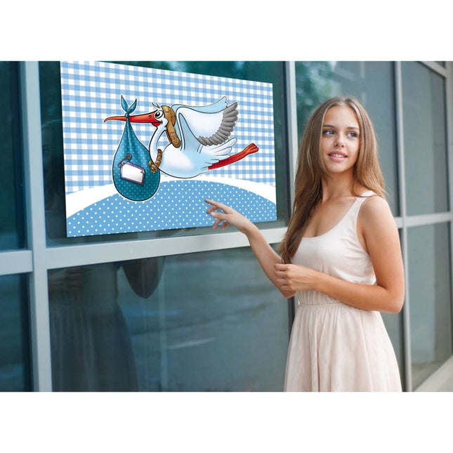 Geboortevlag Jongen 90cm - Partywinkel - 8714572090766
