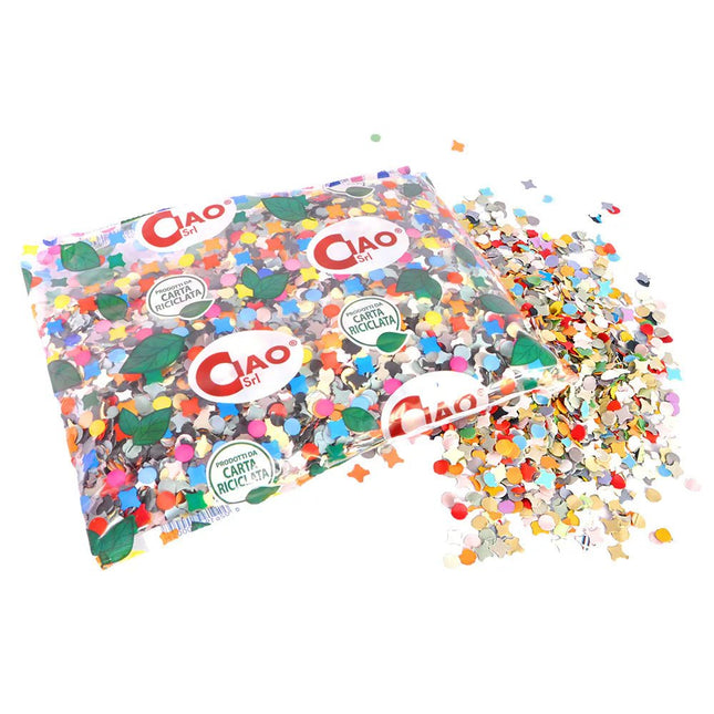 Gekleurd Confetti 200gr van Boland koop je bij Partywinkel
