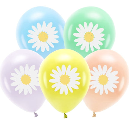 Gekleurde Ballonnen Pastel 30cm 5st van Partydeco koop je bij Partywinkel
