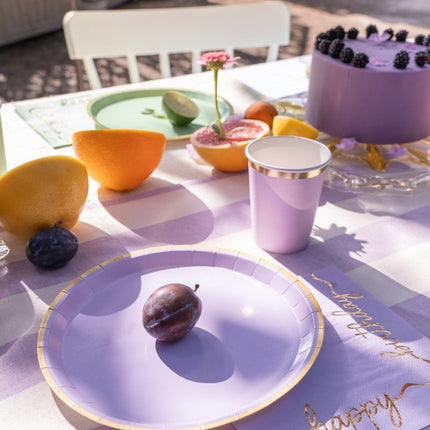 Gekleurde Bekers 220ml 6st van Partydeco koop je bij Partywinkel