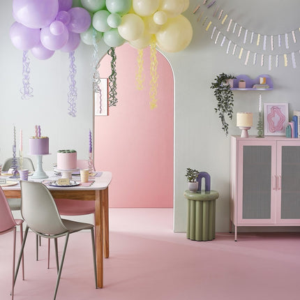 Gekleurde Bekers 8st van Ginger Ray koop je bij Partywinkel
