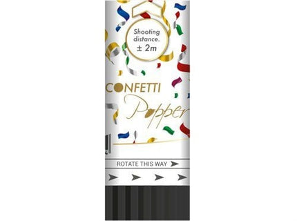 Gekleurde Confetti Kanon 11cm van Haza Witbaard koop je bij Partywinkel