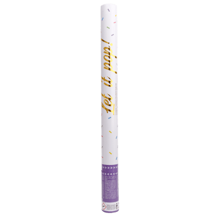 Gekleurde Confetti Kanon Folie 60cm van Riethmueller koop je bij Partywinkel