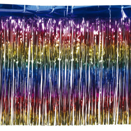 Gekleurde Deurgordijn Metallic 2m van Fiestas Guirca koop je bij Partywinkel