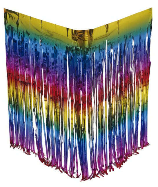 Gekleurde Deurgordijn Metallic 2m van Fiestas Guirca koop je bij Partywinkel