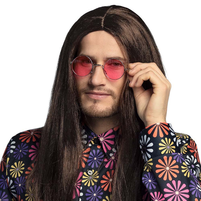Gekleurde Hippie Bril 3st van Boland koop je bij Partywinkel