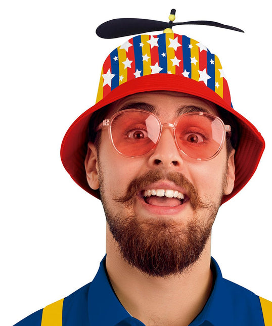 Gekleurde Hoed Met Proppellor van Fiestas Guirca koop je bij Partywinkel