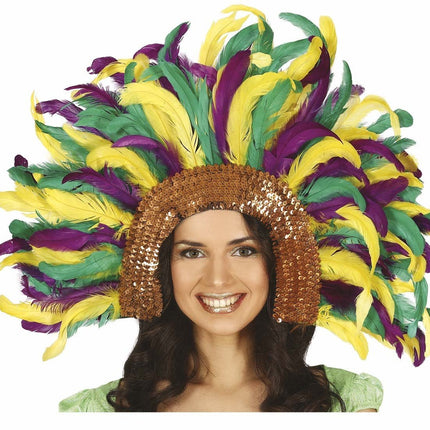 Gekleurde Hoofdtooi van Fiestas Guirca koop je bij Partywinkel