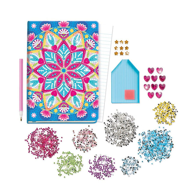 Gekleurde Knutselset Diamond Painting Notitieboek - Partywinkel - 8714274079786