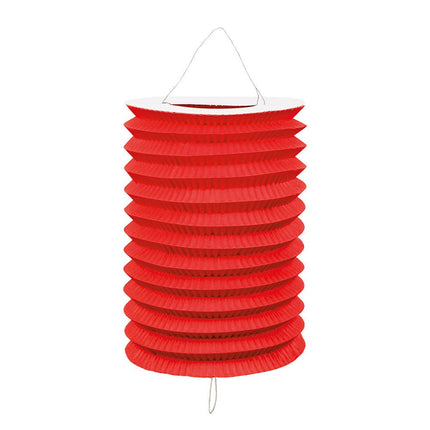 Gekleurde Lampionnen Trek 16cm 12st van Boland koop je bij Partywinkel