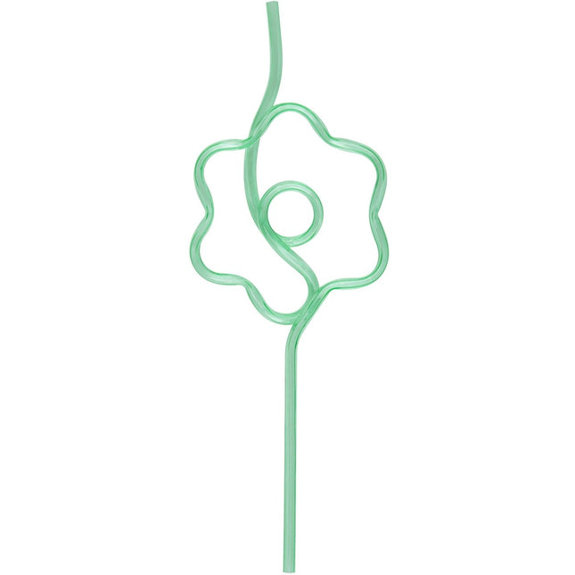 Gekleurde Rietjes Bloem 5st van Unique koop je bij Partywinkel