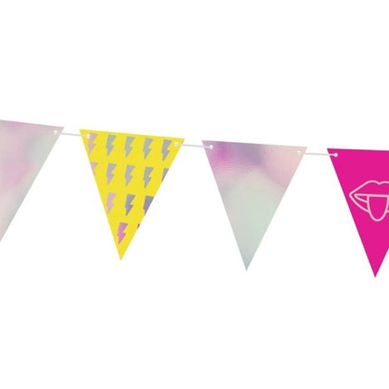 Gekleurde Slinger Holografisch 1,8cm van Partydeco koop je bij Partywinkel