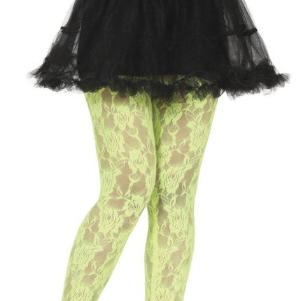 Gele Panty Dames Kant van Fiestas Guirca koop je bij Partywinkel