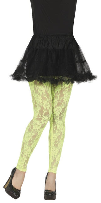 Gele Panty Dames Kant van Fiestas Guirca koop je bij Partywinkel