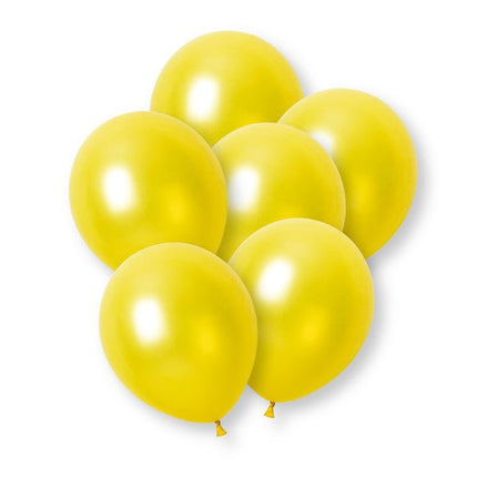 Gele Parelballonnen 30cm 50st van Unique koop je bij Partywinkel