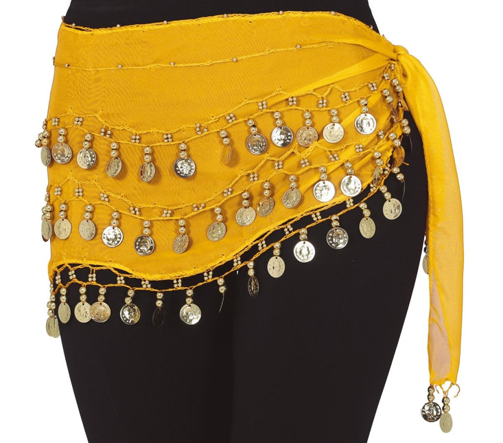 Gele Rok Buikdanseres 1,35m - Partywinkel - 8434077270158