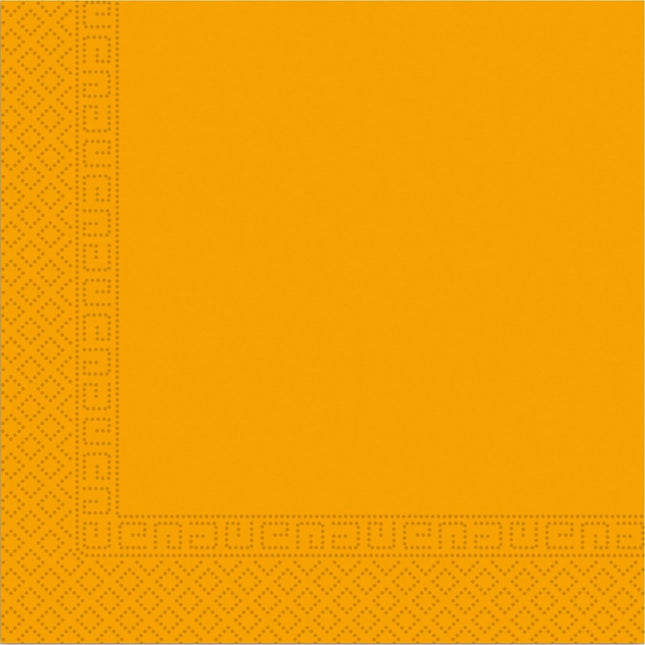 Gele Servetten 33cm 20st van Procos koop je bij Partywinkel