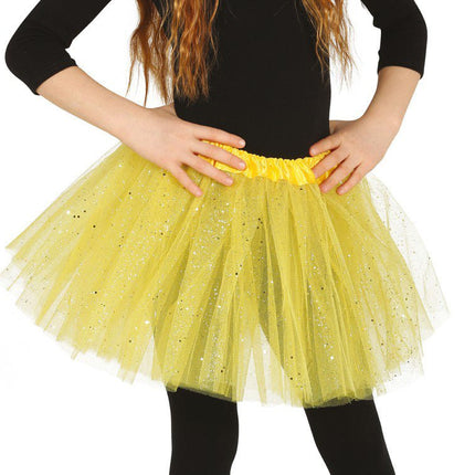 Gele Tutu Kind 31cm van Fiestas Guirca koop je bij Partywinkel