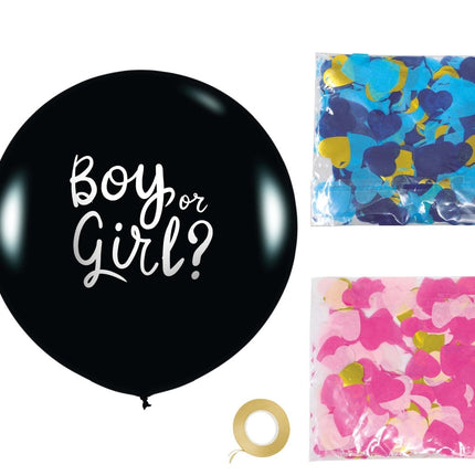 Gender Reveal Ballon 70cm van Fiestas Guirca koop je bij Partywinkel