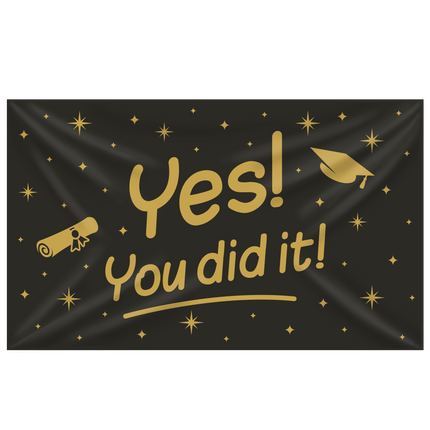 Gevelvlag You Did It 150cm van Paper Dreams koop je bij Partywinkel