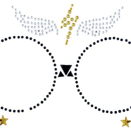 Gezicht Stickers Tovenaar van Fiestas Guirca koop je bij Partywinkel