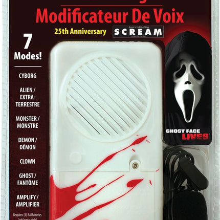 Ghostface Stemvervormer 7 Stemmen van Ghostface koop je bij Partywinkel