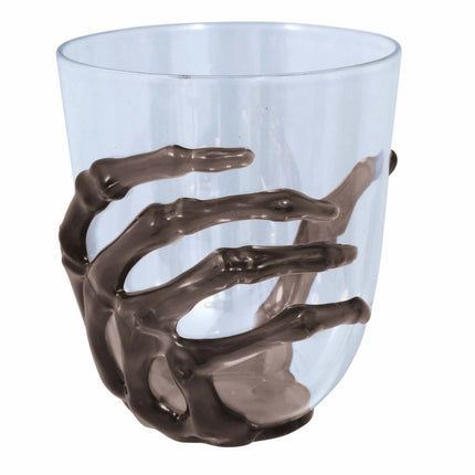 Glas Skelet Hand 9,5cm van Fiestas Guirca koop je bij Partywinkel