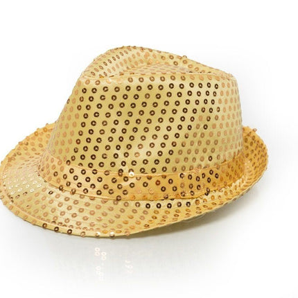 Glitter Hoed Goud van Partychimp koop je bij Partywinkel