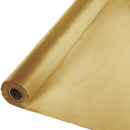 Goud Tafelloper van Creative Converting koop je bij Partywinkel