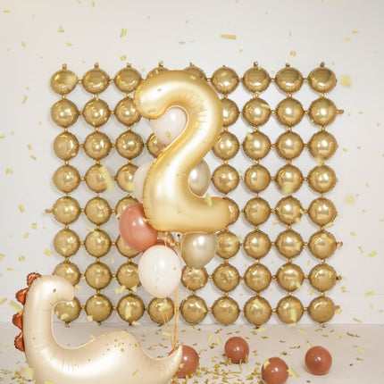 Goud Zilveren Backdrop Folie 1,7m van Partydeco koop je bij Partywinkel