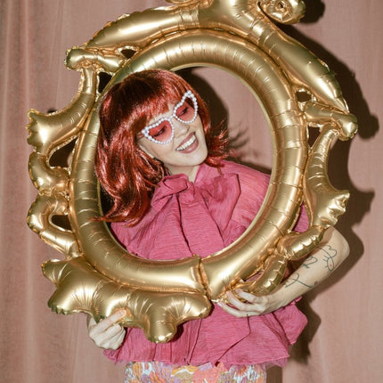 Gouden Ballon Frame 95cm van Partydeco koop je bij Partywinkel