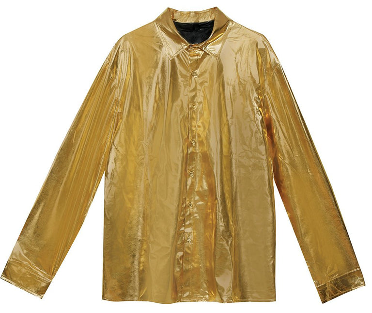 Gouden Blouse Heren - Partywinkel - 8434077271841