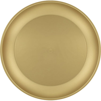 Gouden Borden Metalic 21cm van Procos koop je bij Partywinkel