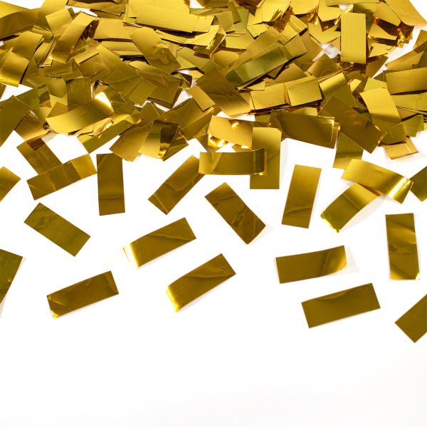 Gouden Confetti Kanon Folie 60cm van Riethmueller koop je bij Partywinkel