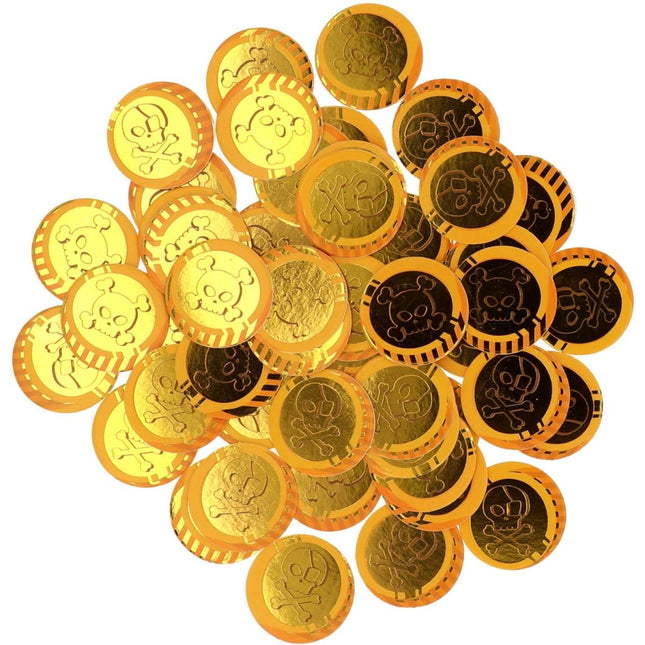 Gouden Confetti Munten 50st van Folat koop je bij Partywinkel