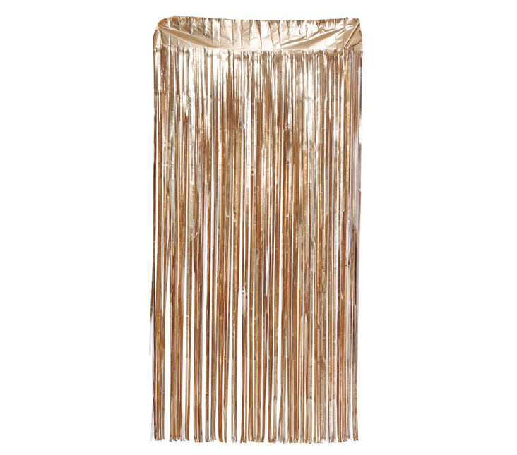 Gouden Deurgordijn Mat 2m van Fiestas Guirca koop je bij Partywinkel