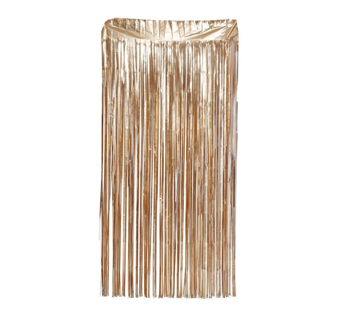 Gouden Deurgordijn Mat 2m van Fiestas Guirca koop je bij Partywinkel