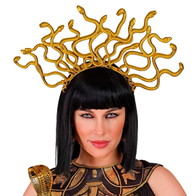 Gouden Haarband Medusa van Widmann koop je bij Partywinkel