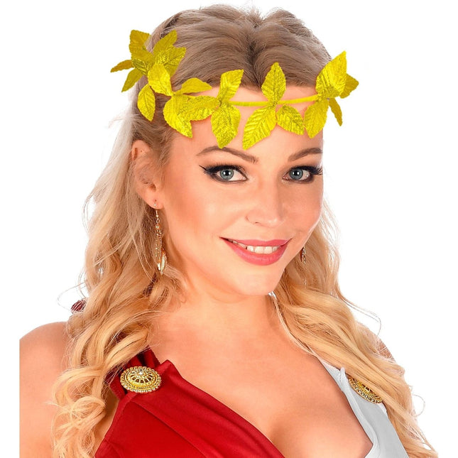 Gouden Hoofdband Lauwerkrans van Widmann koop je bij Partywinkel