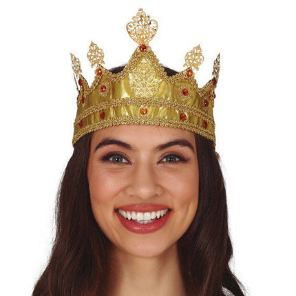 Gouden Koningskroon van Fiestas Guirca koop je bij Partywinkel
