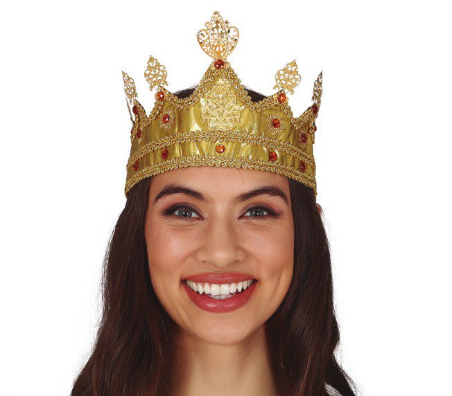 Gouden Koningskroon van Fiestas Guirca koop je bij Partywinkel