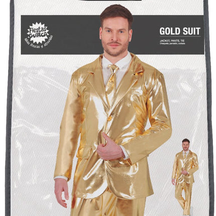 Gouden Kostuum Heren - Partywinkel - 8434077860915