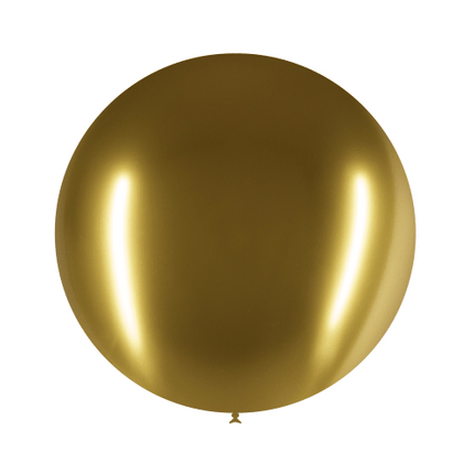 Gouden Reuze Ballon Chroom 60cm van Balloonia koop je bij Partywinkel