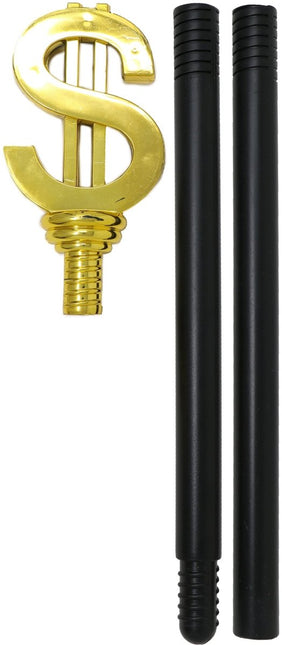 Gouden Scepter Dollar 76cm - Partywinkel - 8434077164860