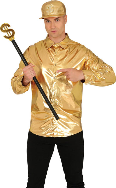 Gouden Scepter Dollar 76cm - Partywinkel - 8434077164860